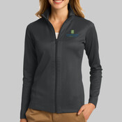 L805.ise - Ladies Vertical Texture Full Zip Jacket